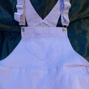 Lavender overall dress